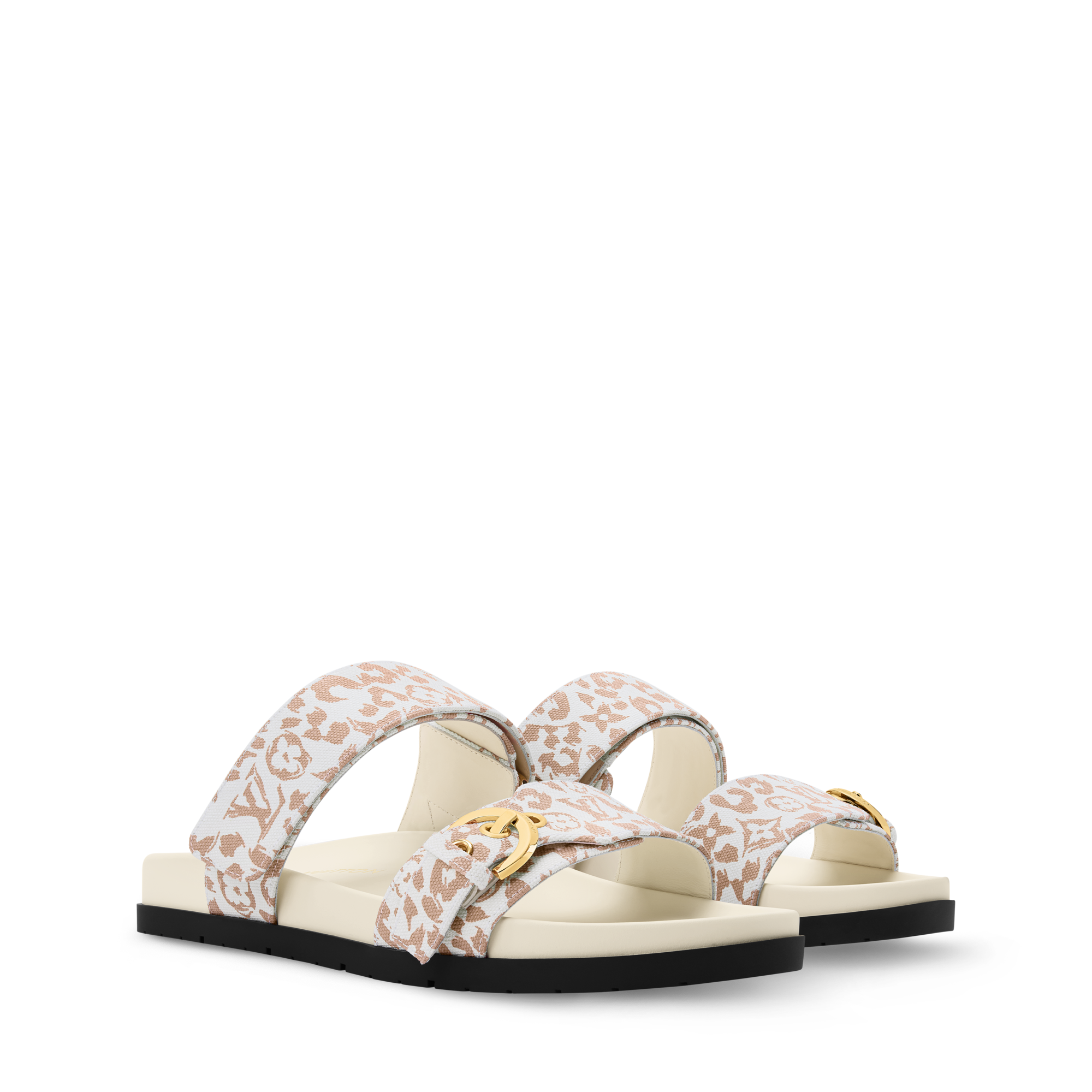 Louis Vuitton フラットシューズ クリーム色 Bom Dia Comfort Mule - Shoes | LOUIS VUITTON